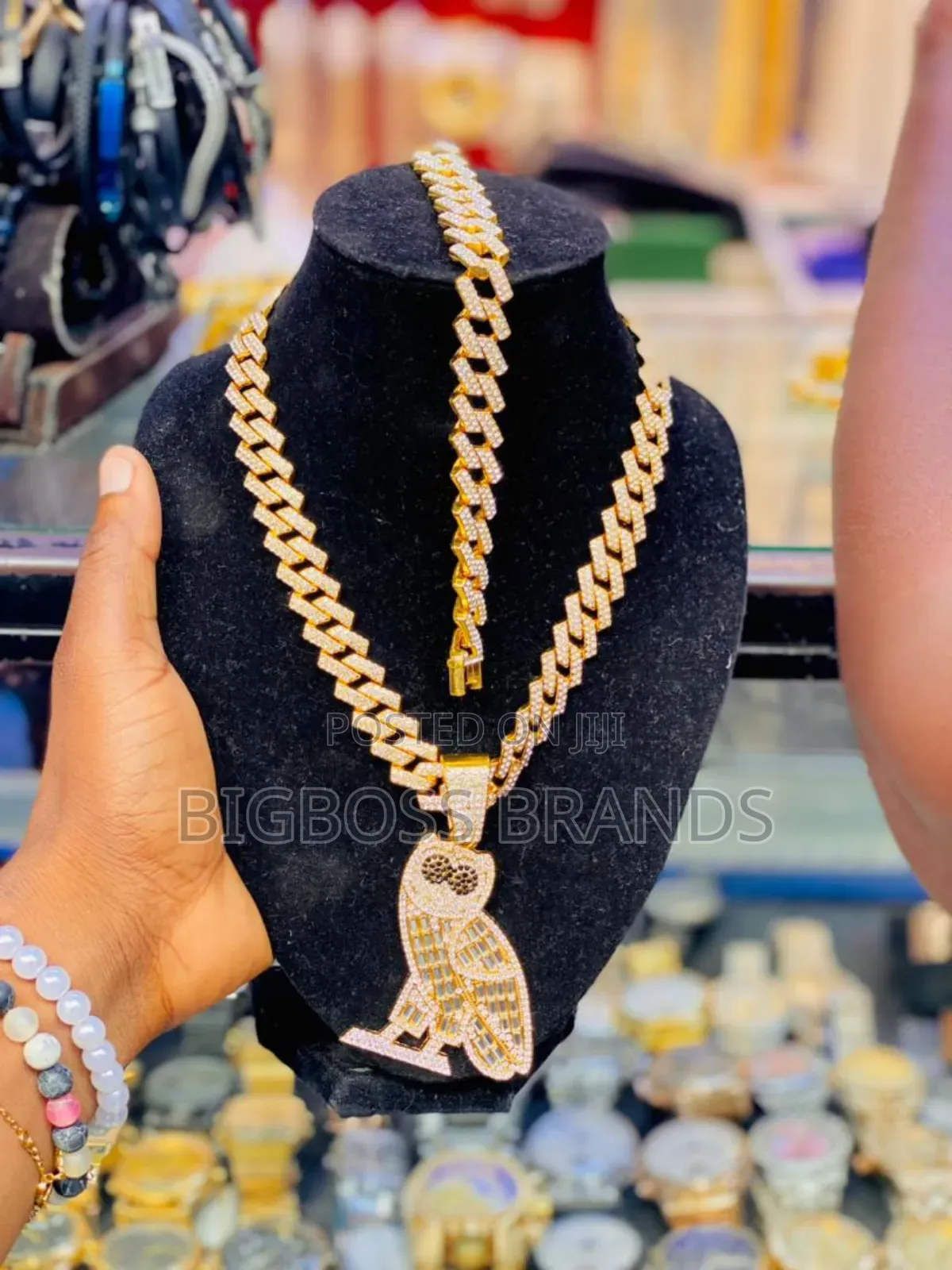 Ice Chain Set With Bracelet