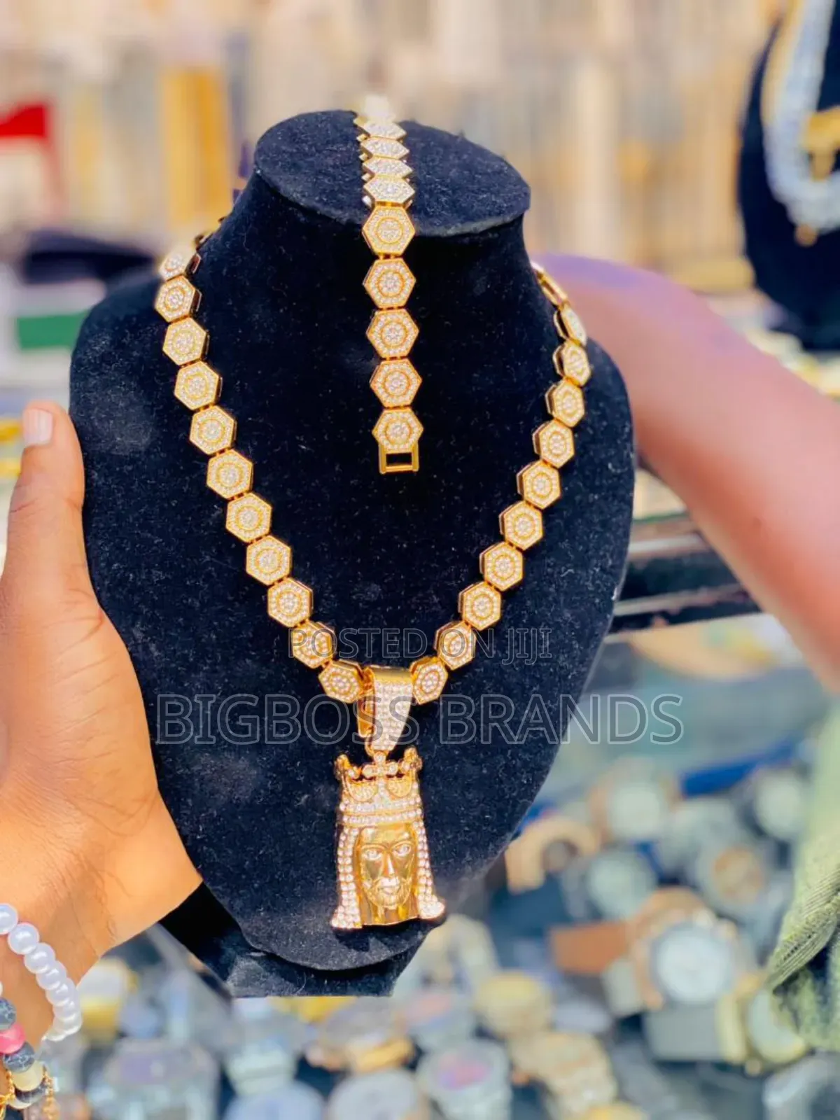 Ice Chain Set With Bracelet