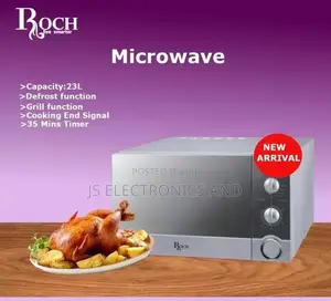 Roch Microwave Liter 23 Inapasha Na Kuchoma Inatumia Umeme