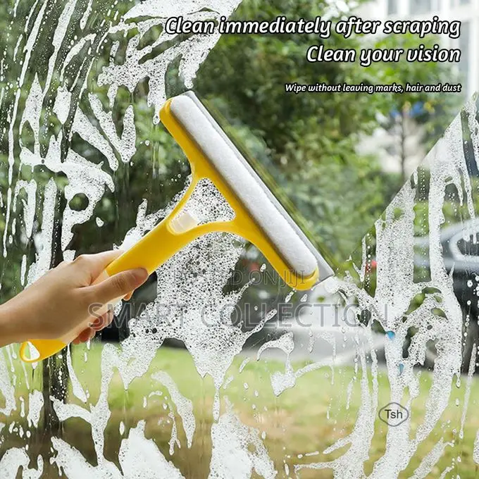 Multifunctional 3-in-1 Glass Wiper With Nozzle Spray Type