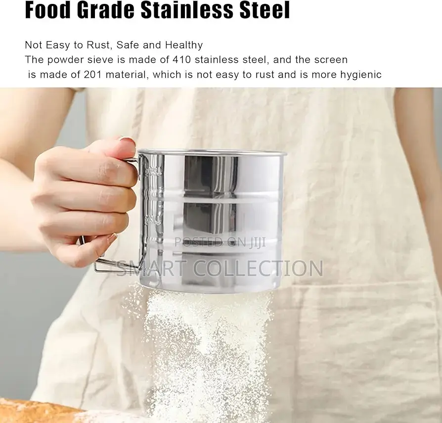 Stainless Steel Automatic Flour Sieve 250g