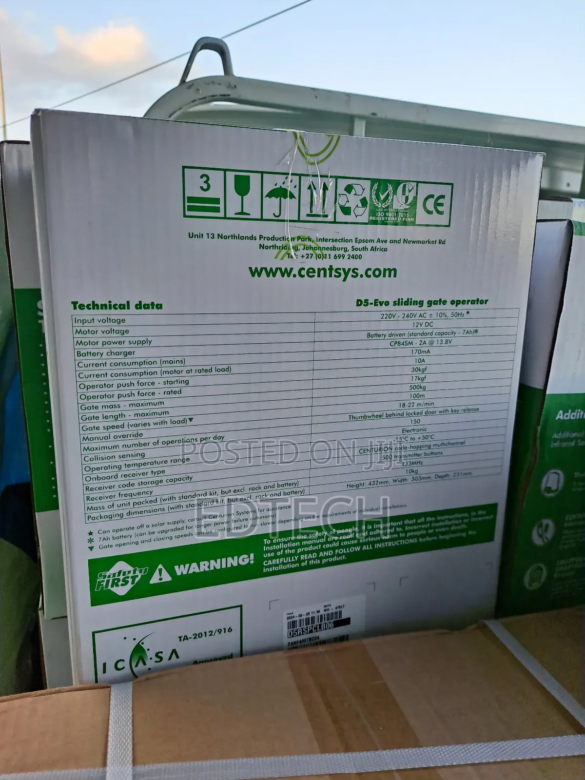 Electric Sliding Motorgate Machine