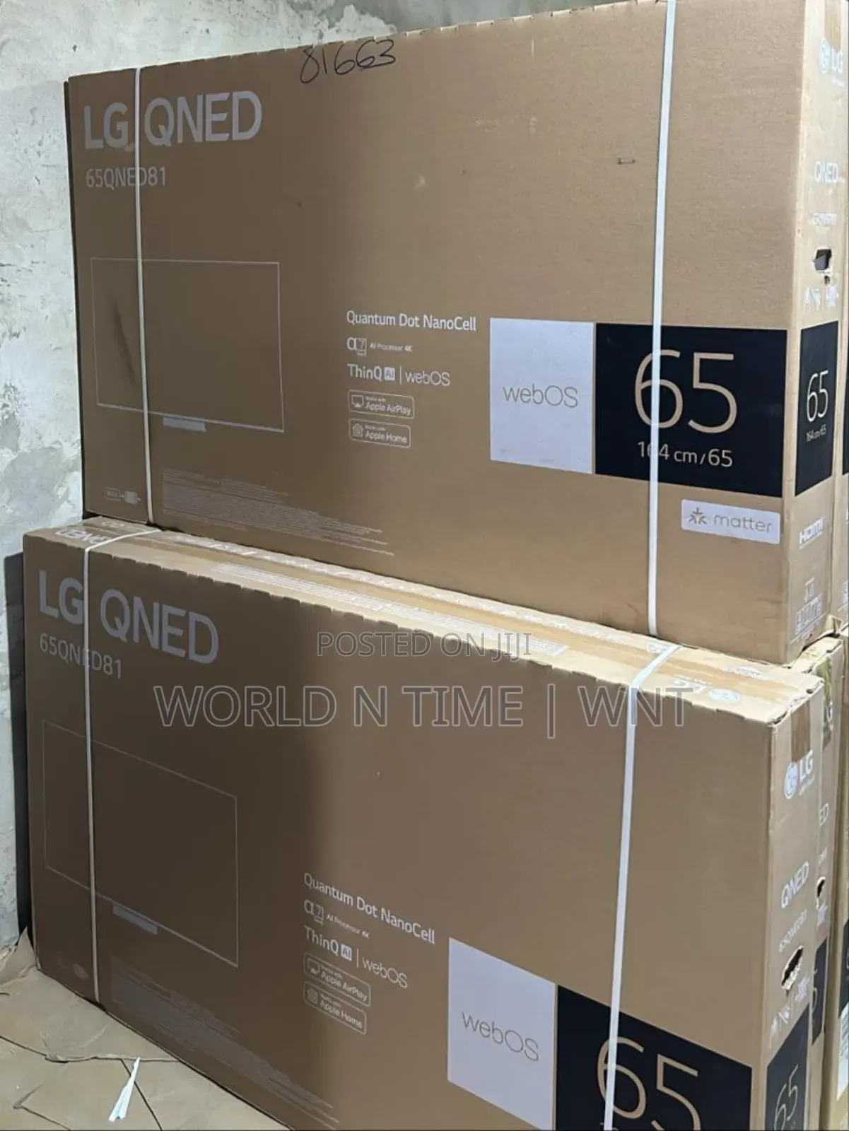 Lg 65 Inch Qned Smart Tv Series 8, A7 Gen5 65qned80 2023