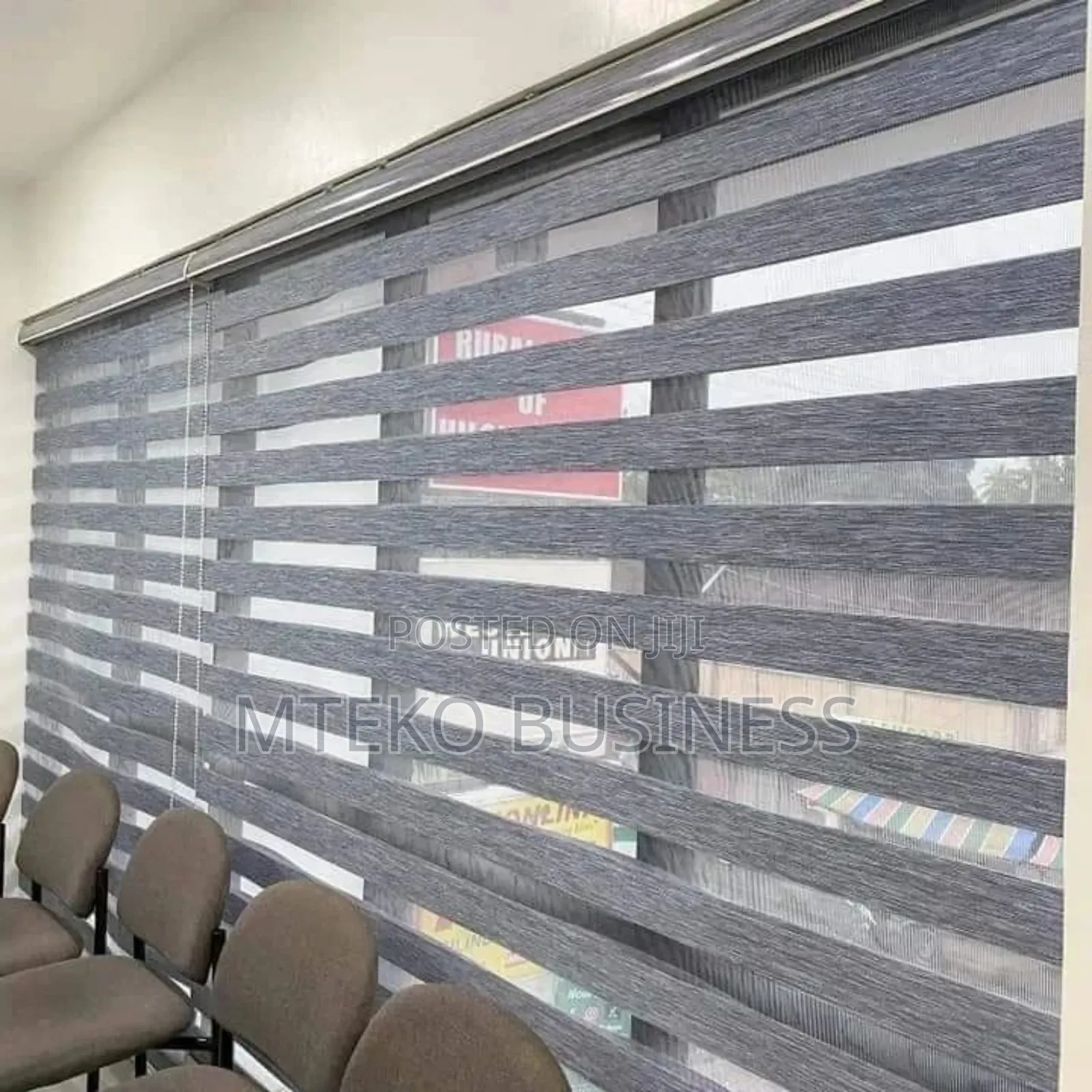 Zebra Blinds Curtains for Office