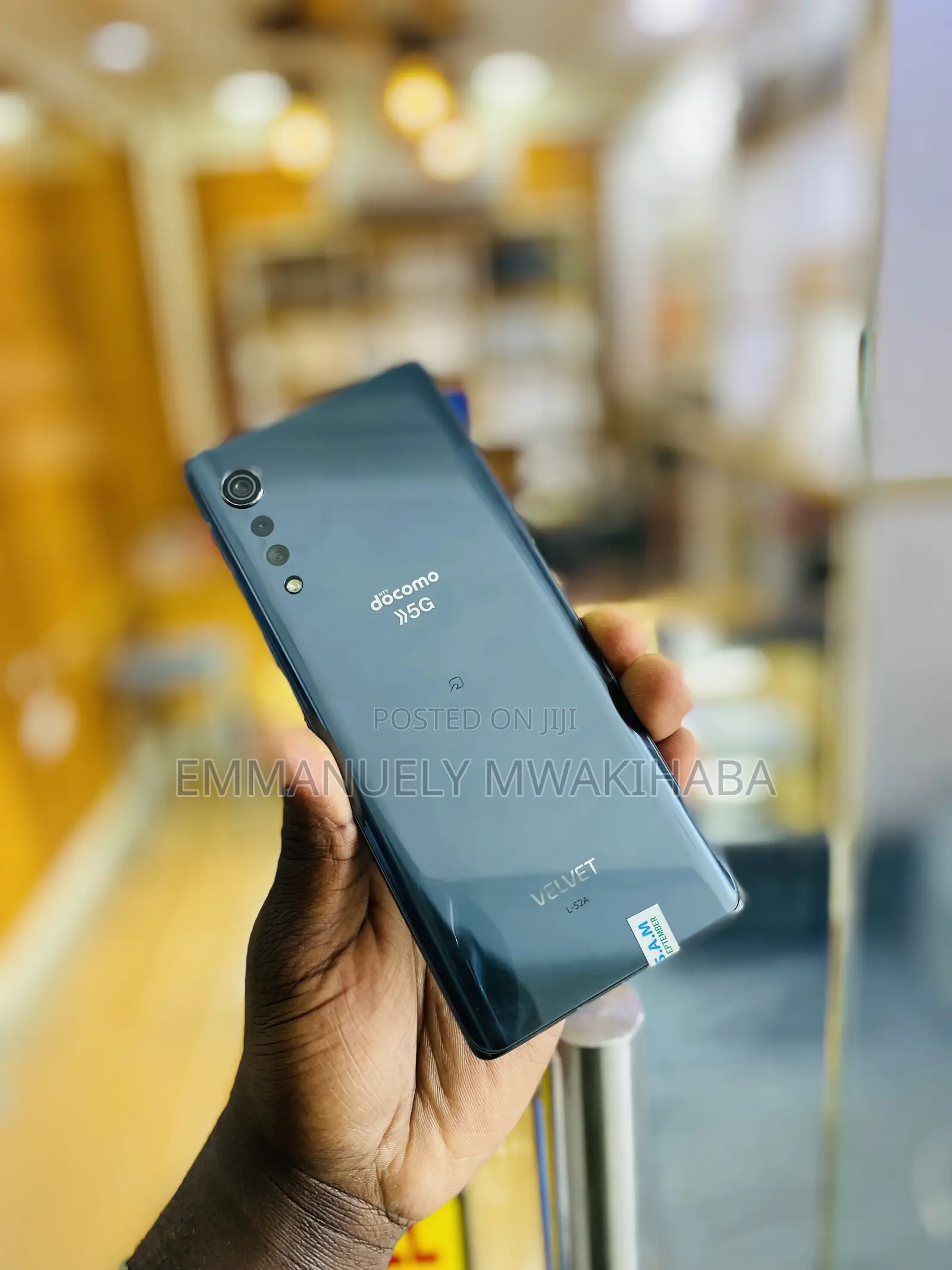 LG Velvet 128 GB Black