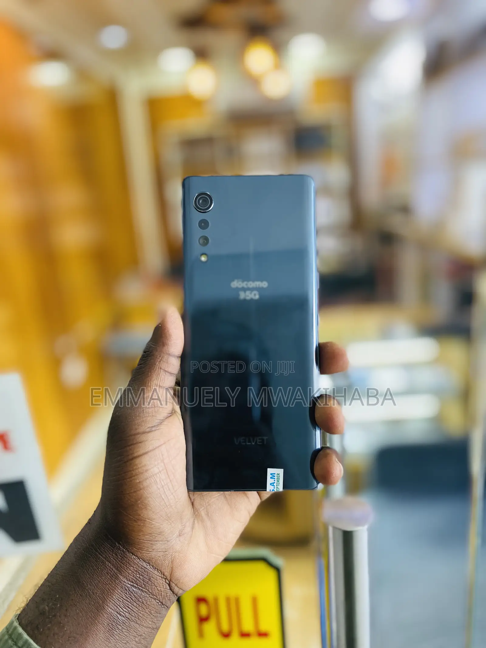LG Velvet 128 GB Black