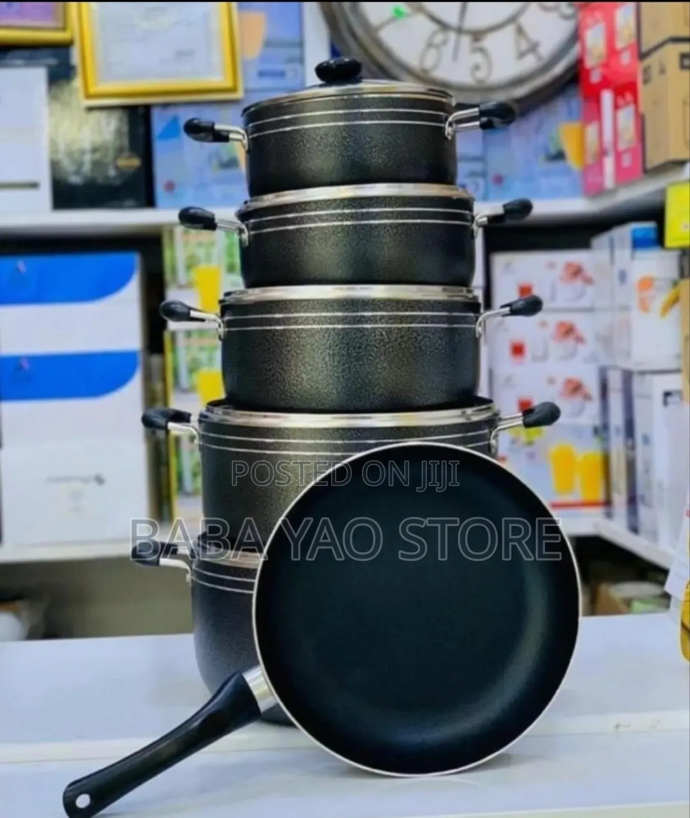 5pcs Kitchen Non-Stick Cookware Utensils Set Fry Pan