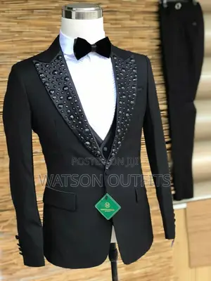Black Wedding Men Suit