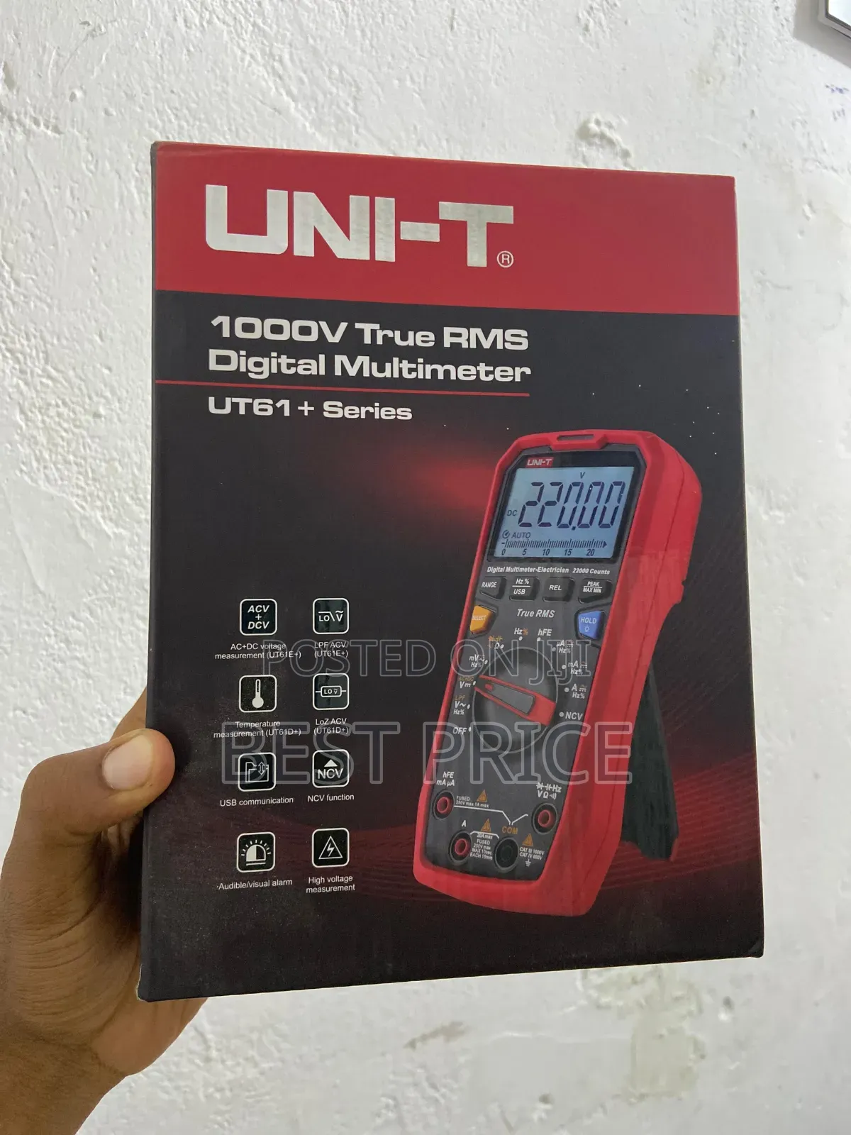 Uni-T 1000V True RMS Digital Multimeter Ut61+