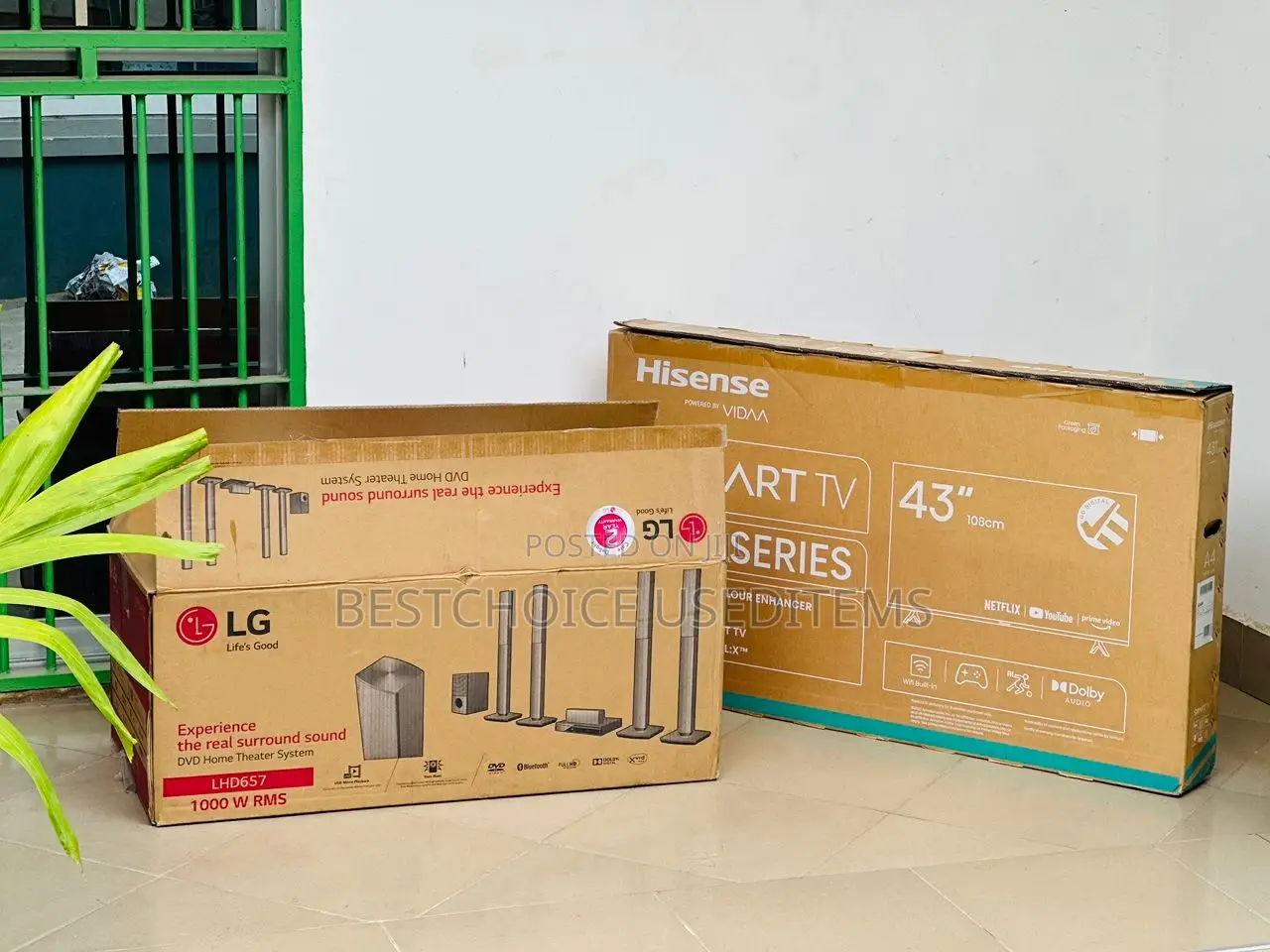 Hesense Tv Inch 43 Mpya Nauza Bei Ya Used