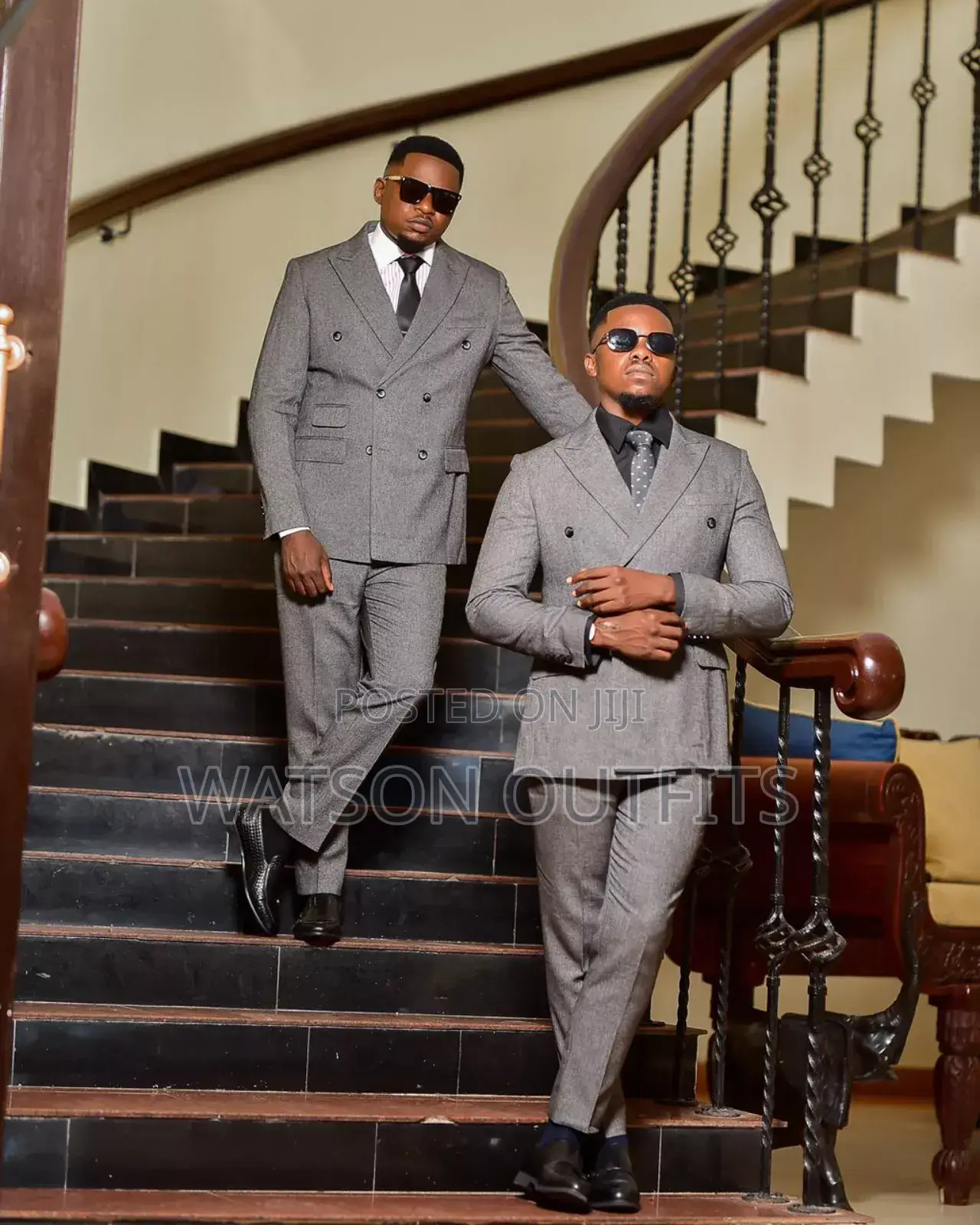 Dark and Light Grey Suits