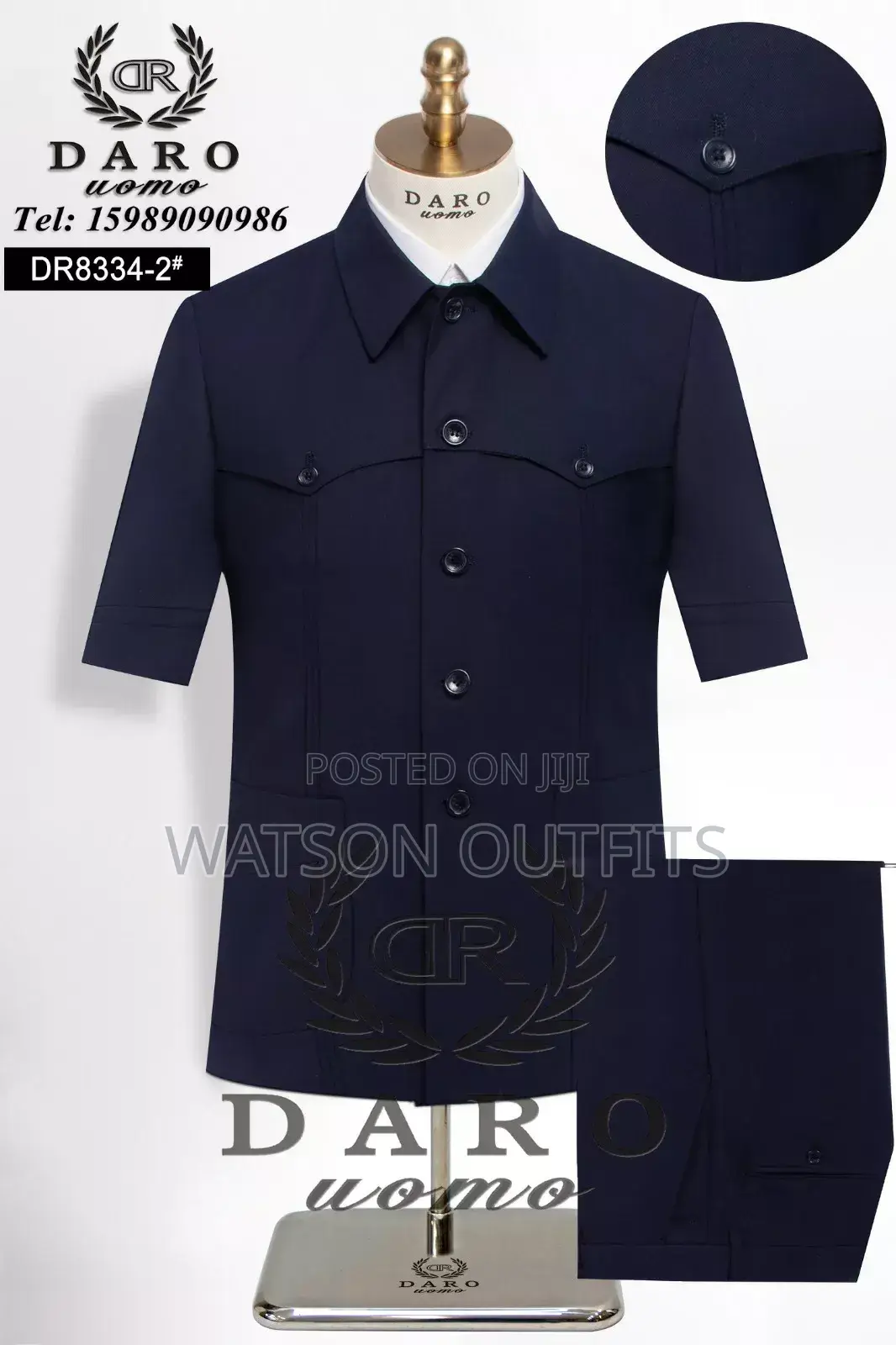 Daro Short Sleeve Men Suits
