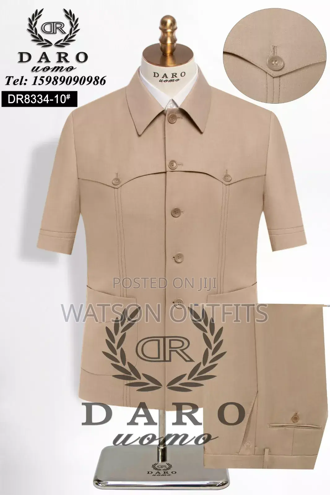 Daro Short Sleeve Men Suits