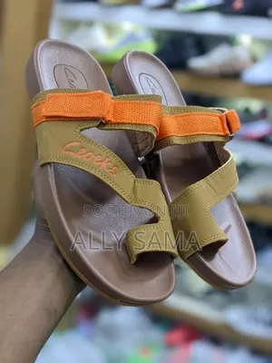 Mens Sandals Ckarks Material Leather