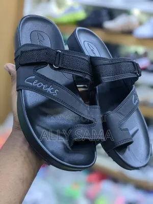 Mens Sandals Ckarks Material Leather