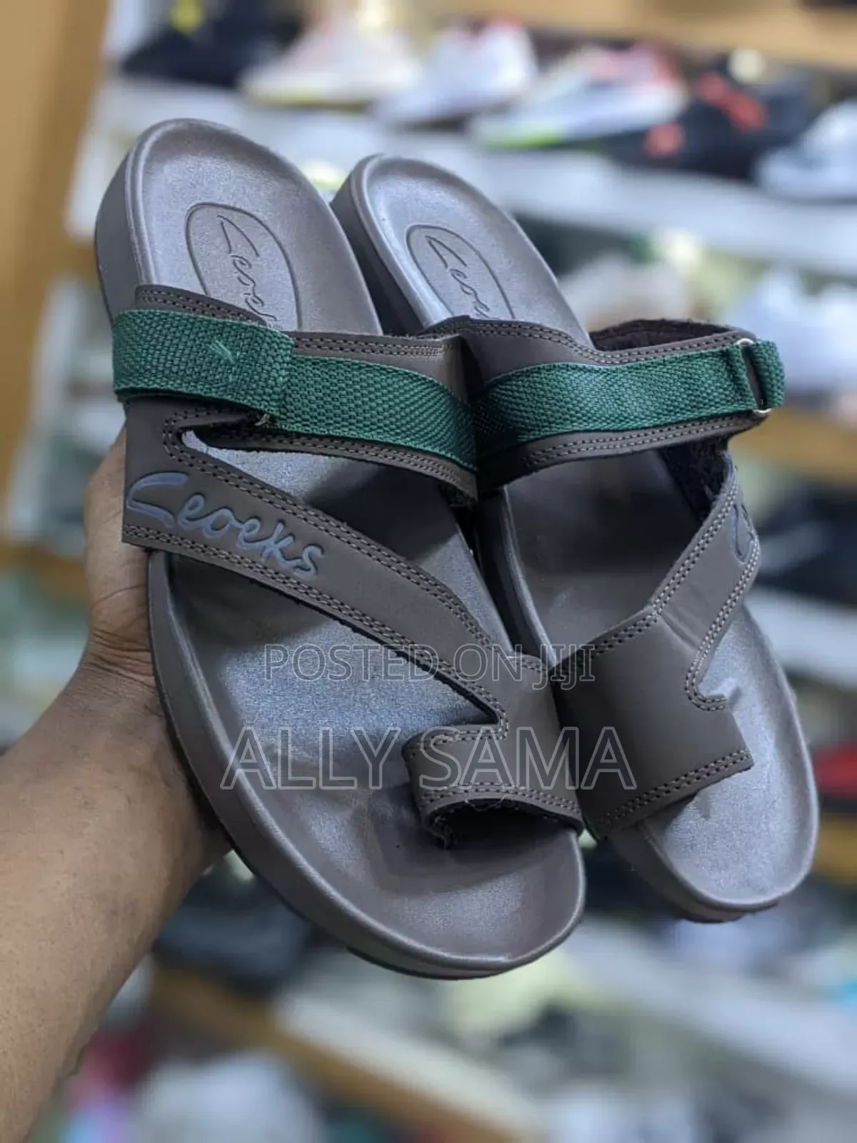 Mens Sandals Ckarks Material Leather