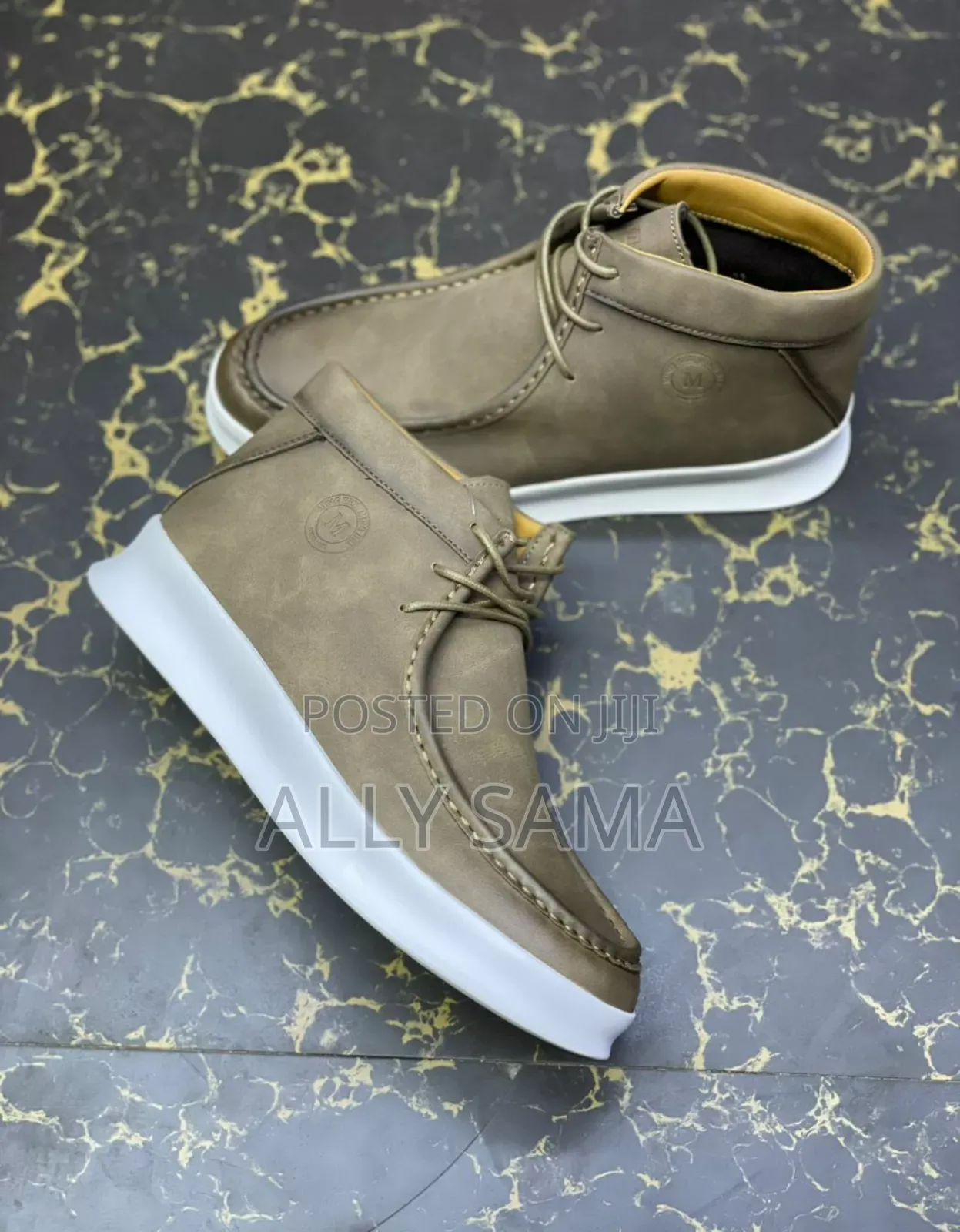 MING HI Mens Boots Brown