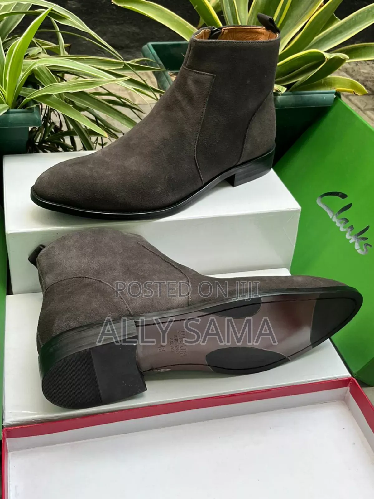 Mens Travolta PRADA Coffee Material Leather