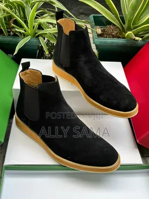 Mens Boots Prada Material Leather