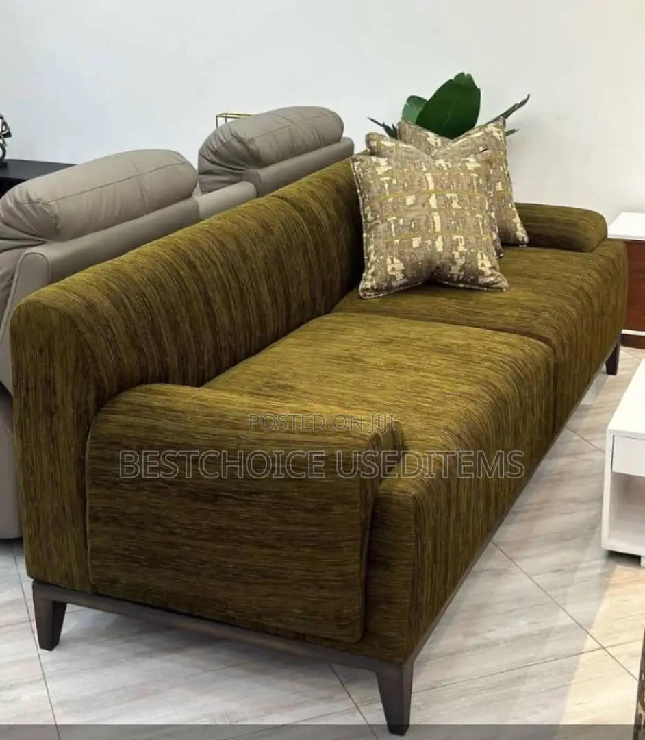 Sofa Za Kisasa Zipo Mbili Kitambaa Valvet