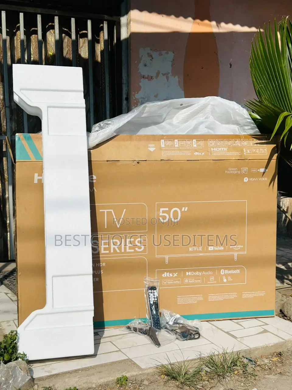 HISENSE Smart Tv Inch 50” UHD Kwa Bei Ya Used