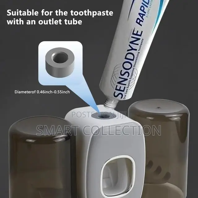 Wall Mount Automatic Toothpaste Squeezer Dispenser