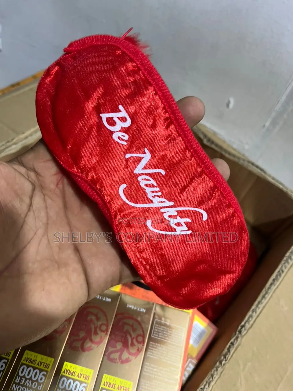 Be Naughty Eye Mask
