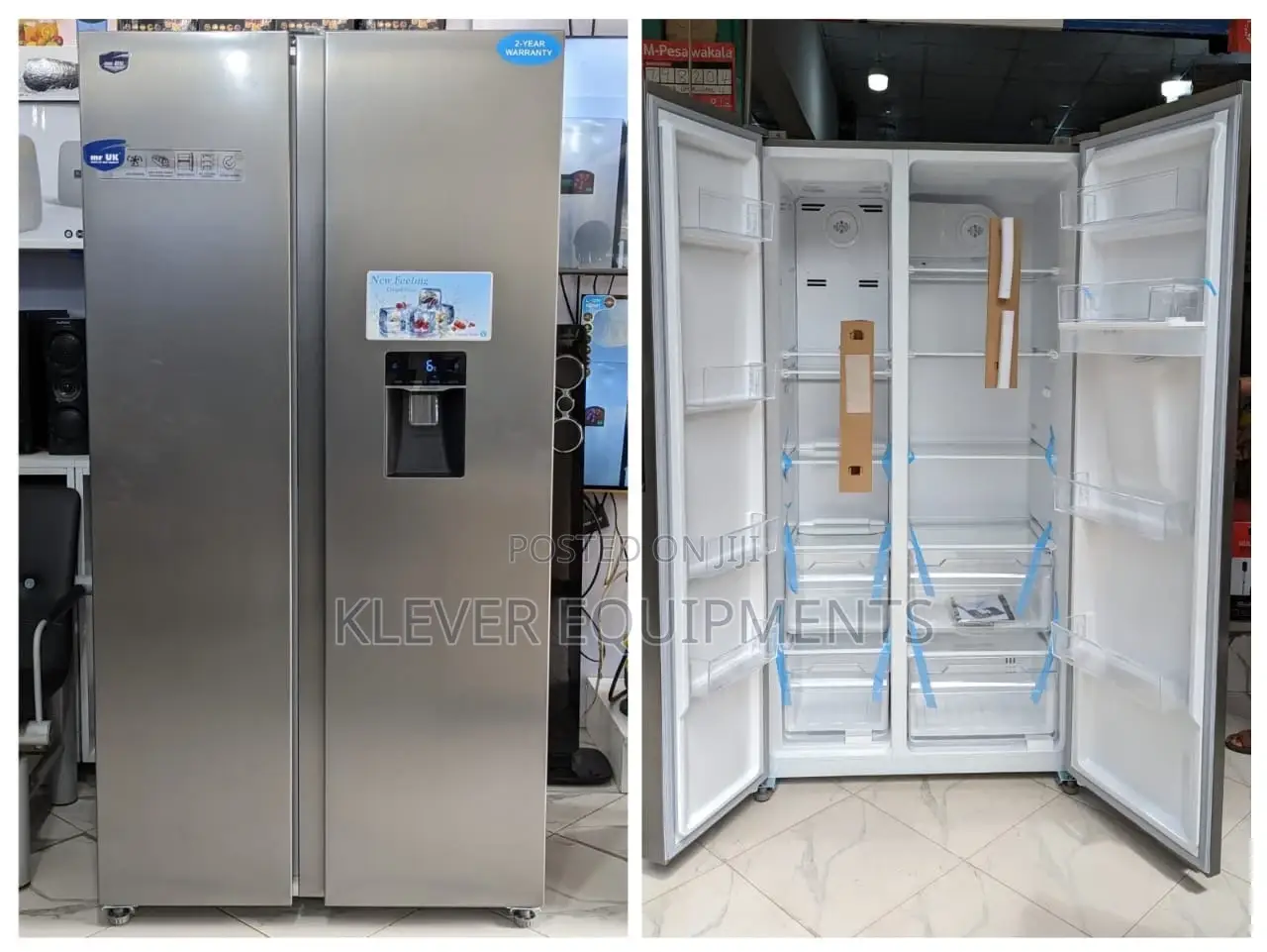 Mr-Uk Double Door Non Frost Fridge 529litres