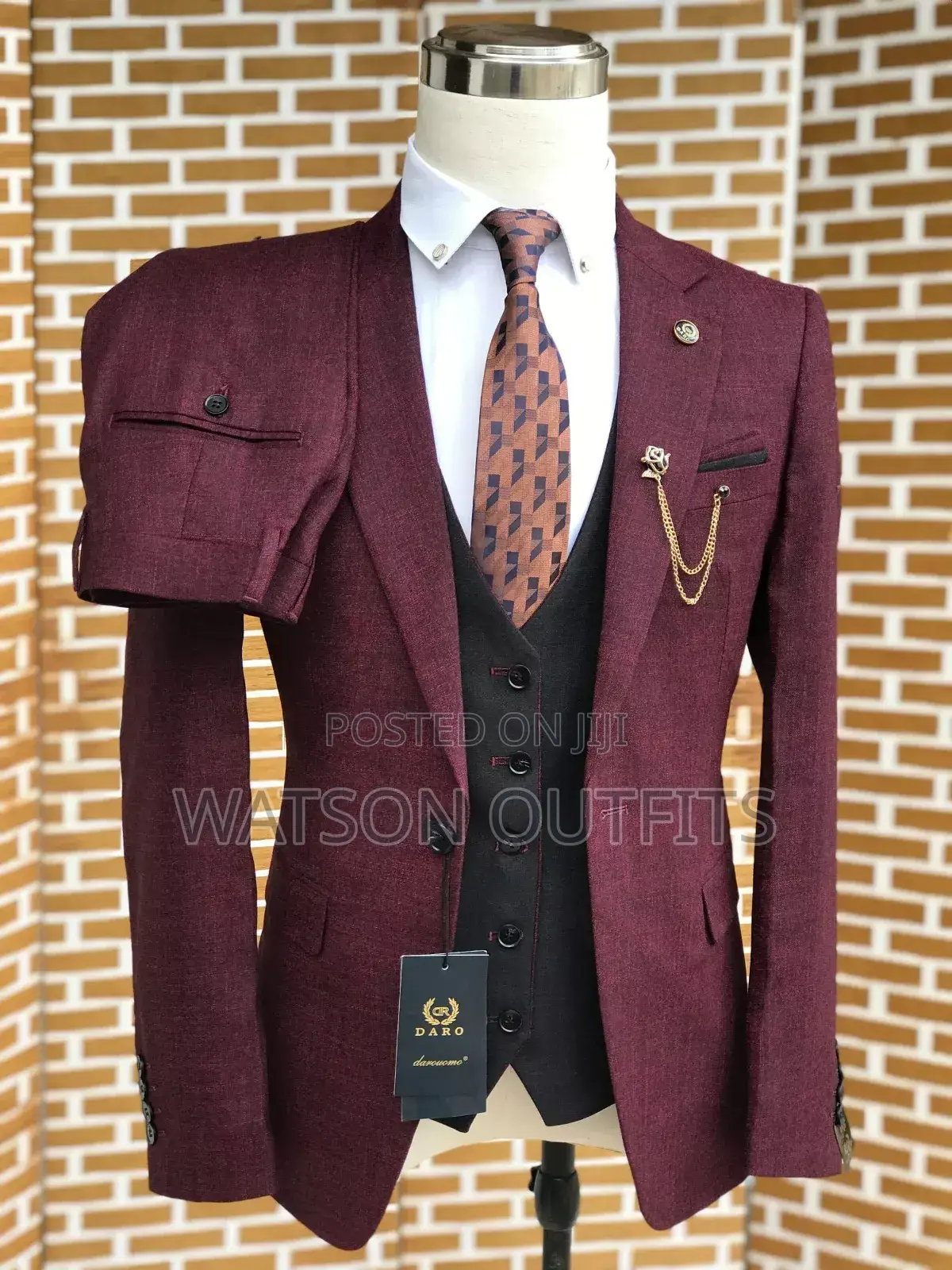 Maroon Suit