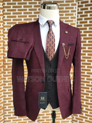 Maroon Suit