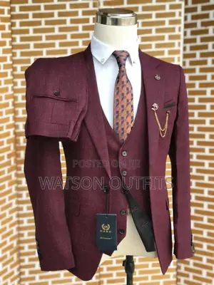Maroon Suit