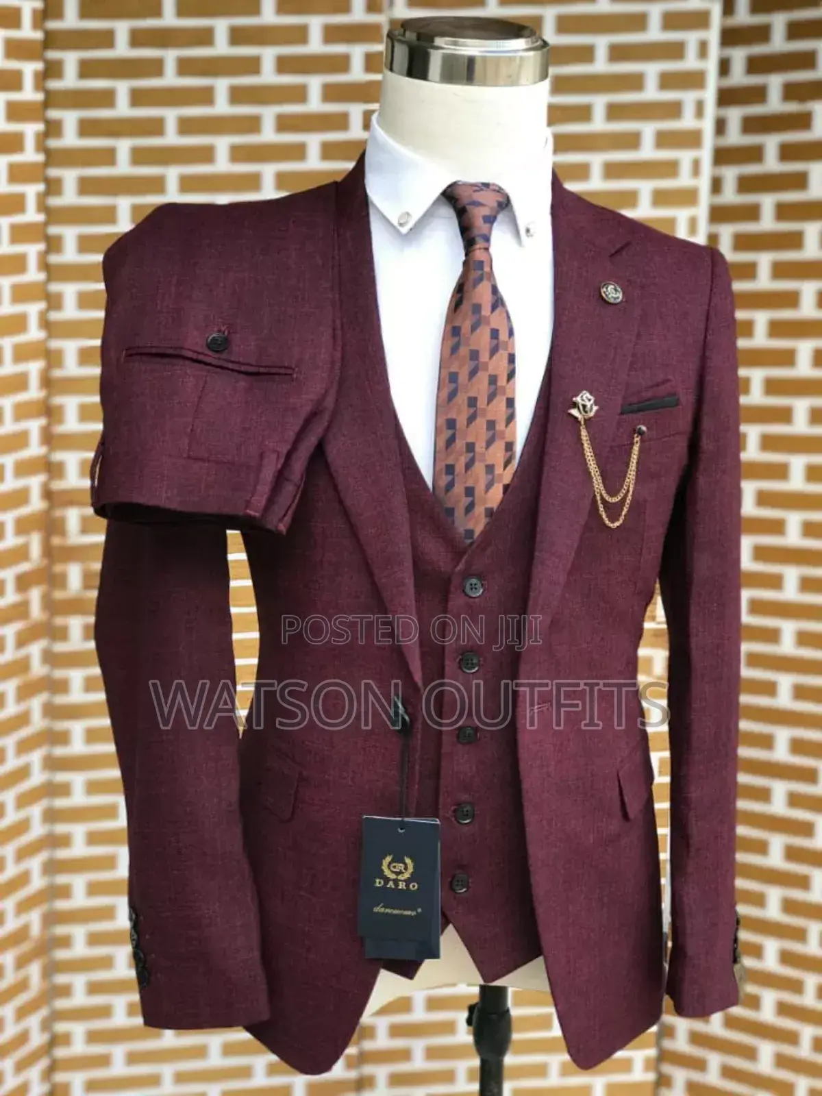 Maroon Suit