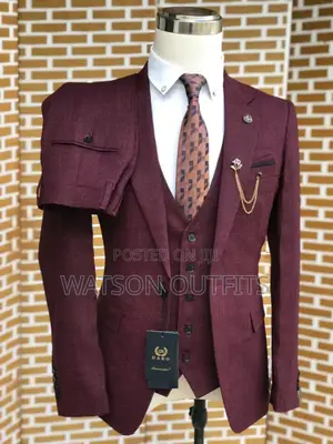 Maroon Suit
