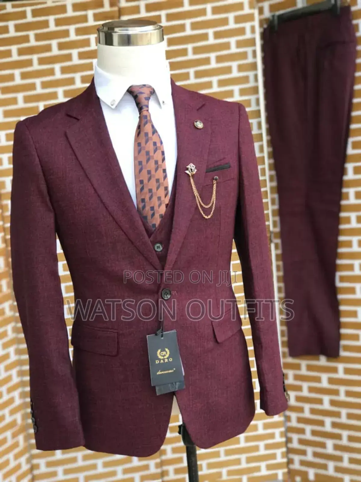 Maroon Suit