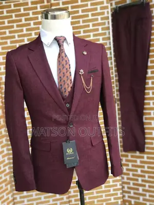 Maroon Suit