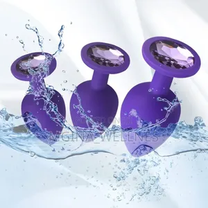 Purple Silicone Anal Plug