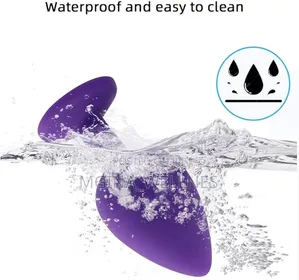 Purple Silicone Anal Plug