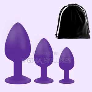 Purple Silicone Anal Plug