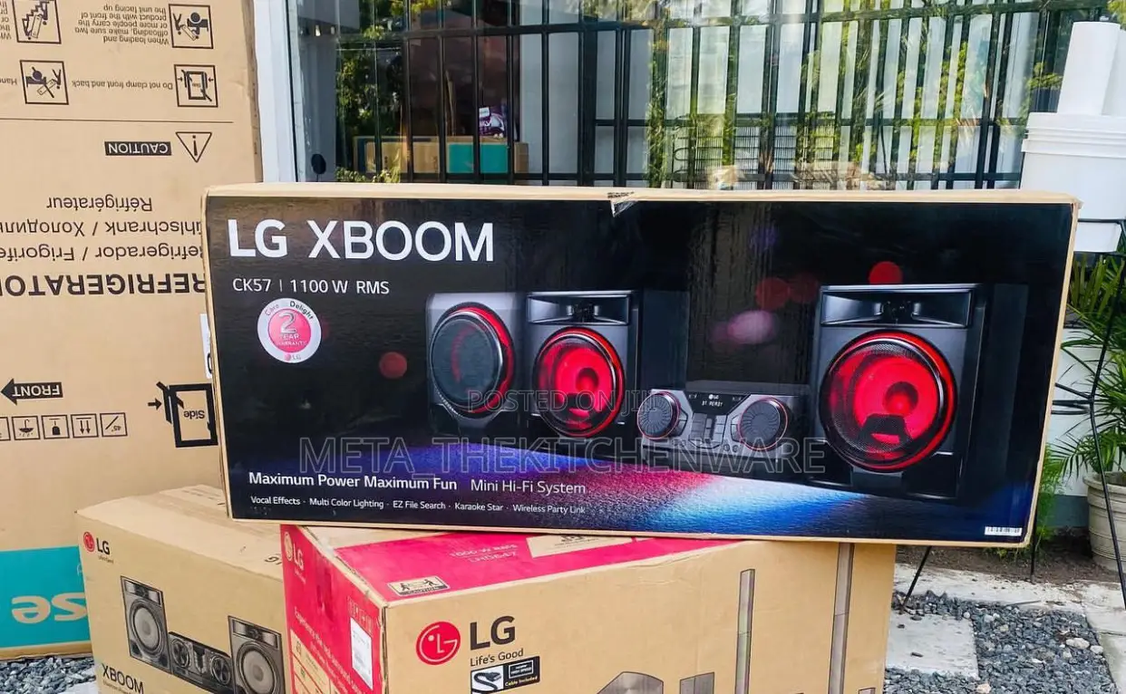 LG Xboom Ck57 2.1ch Mini Hi-Fi System 1100W RMS