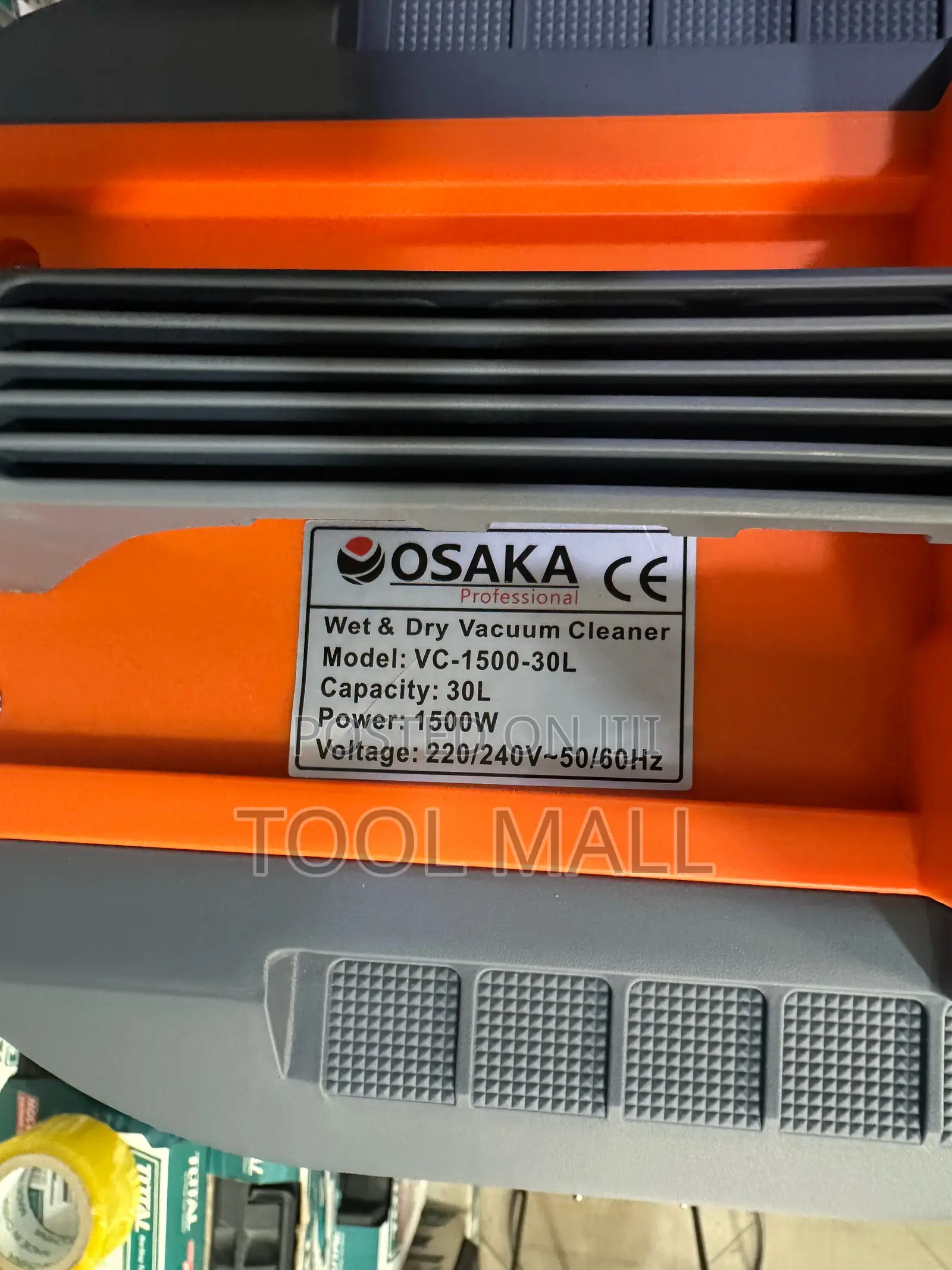 Osaka Vacuum Cleaner 30litres