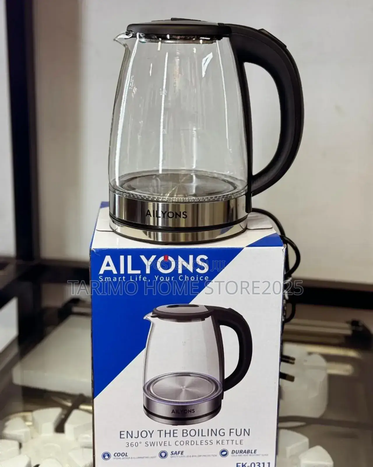 AILYONS KETTLE Jug La Kuchemshia Maji Ni Lita 2 *