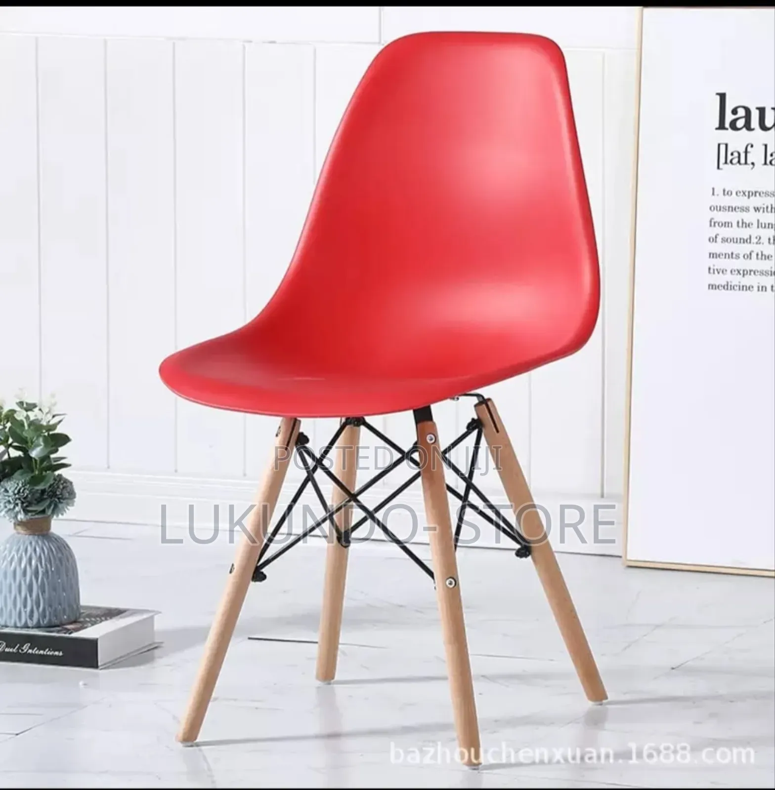 1pc Simple Chair Wooden Leg