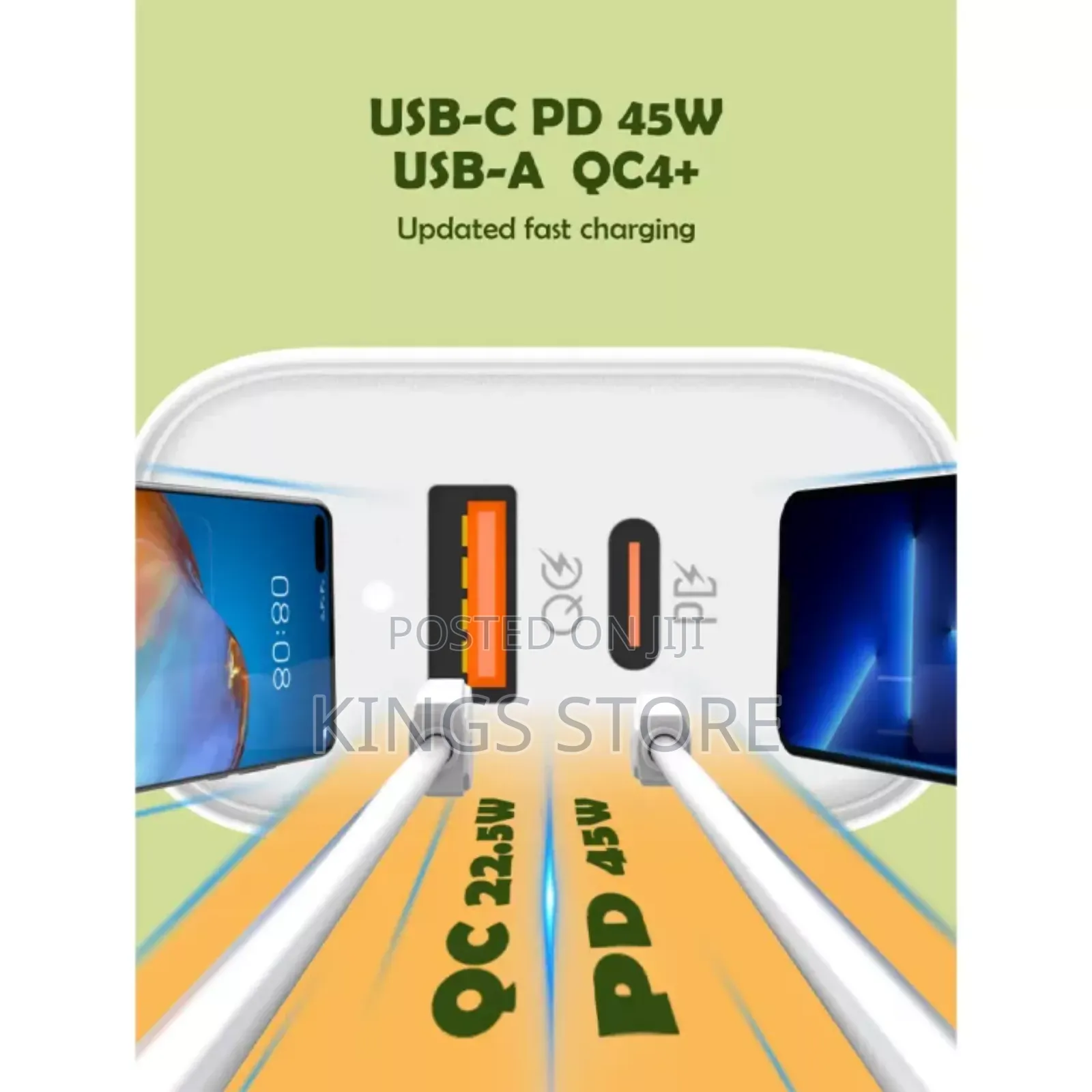 Ldnio Fast Charging Pd Qc USB Port Charger 45W (A2526C)