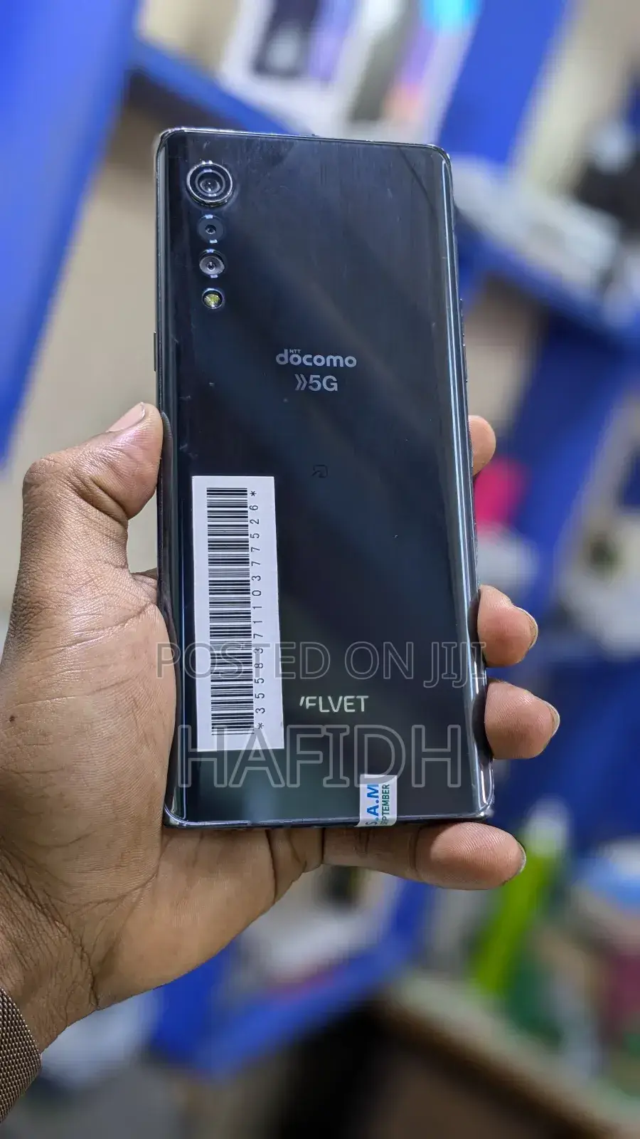LG Velvet 128 GB Black