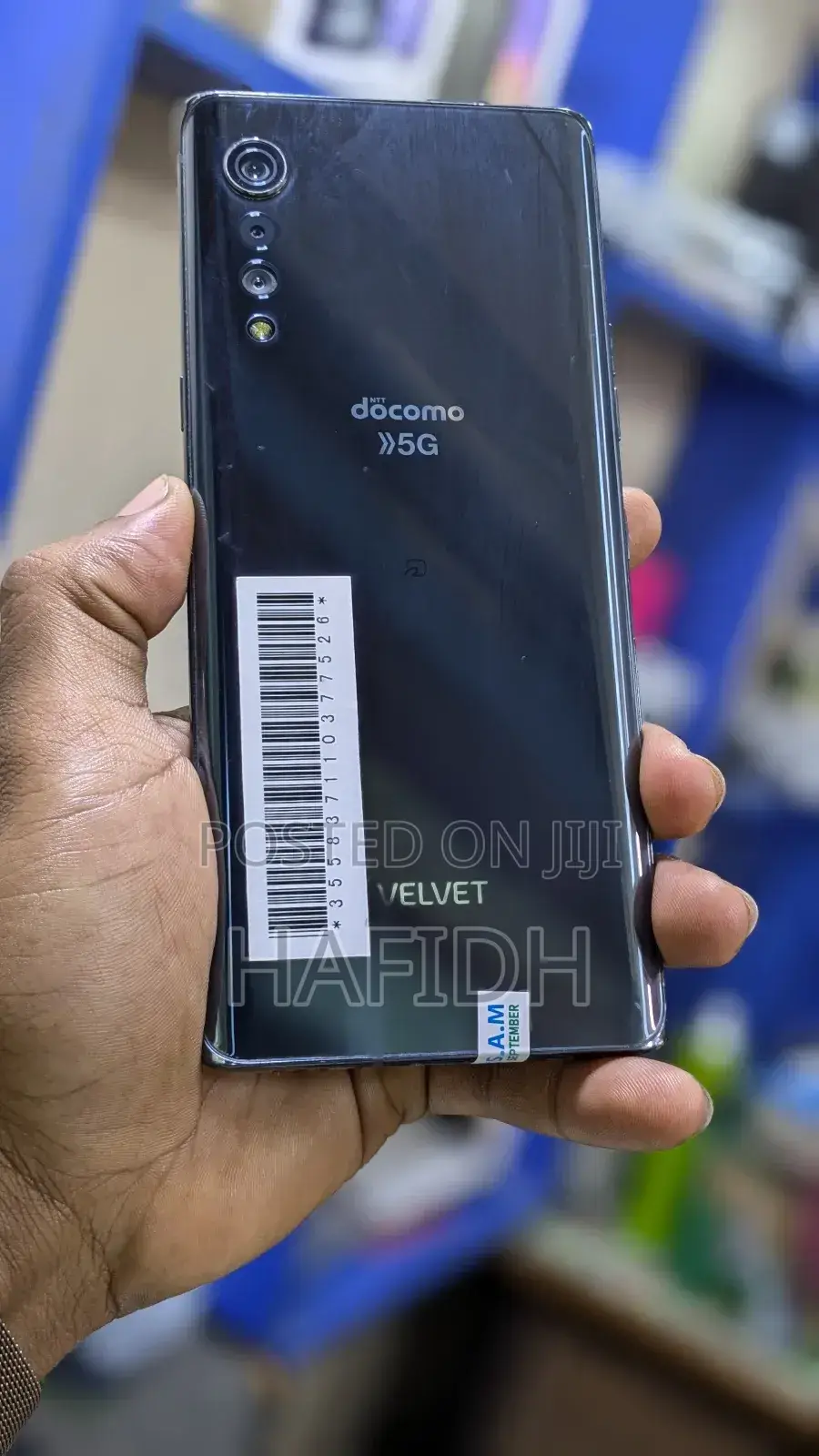 LG Velvet 128 GB Black