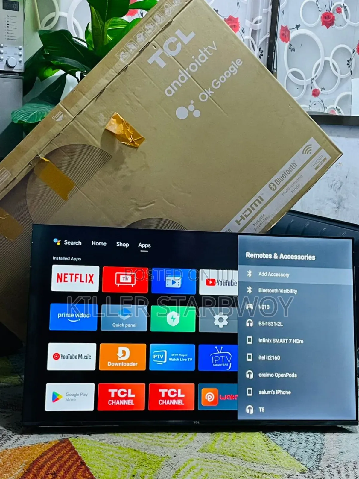 Tv Used TCL Smart Android 43 Inches