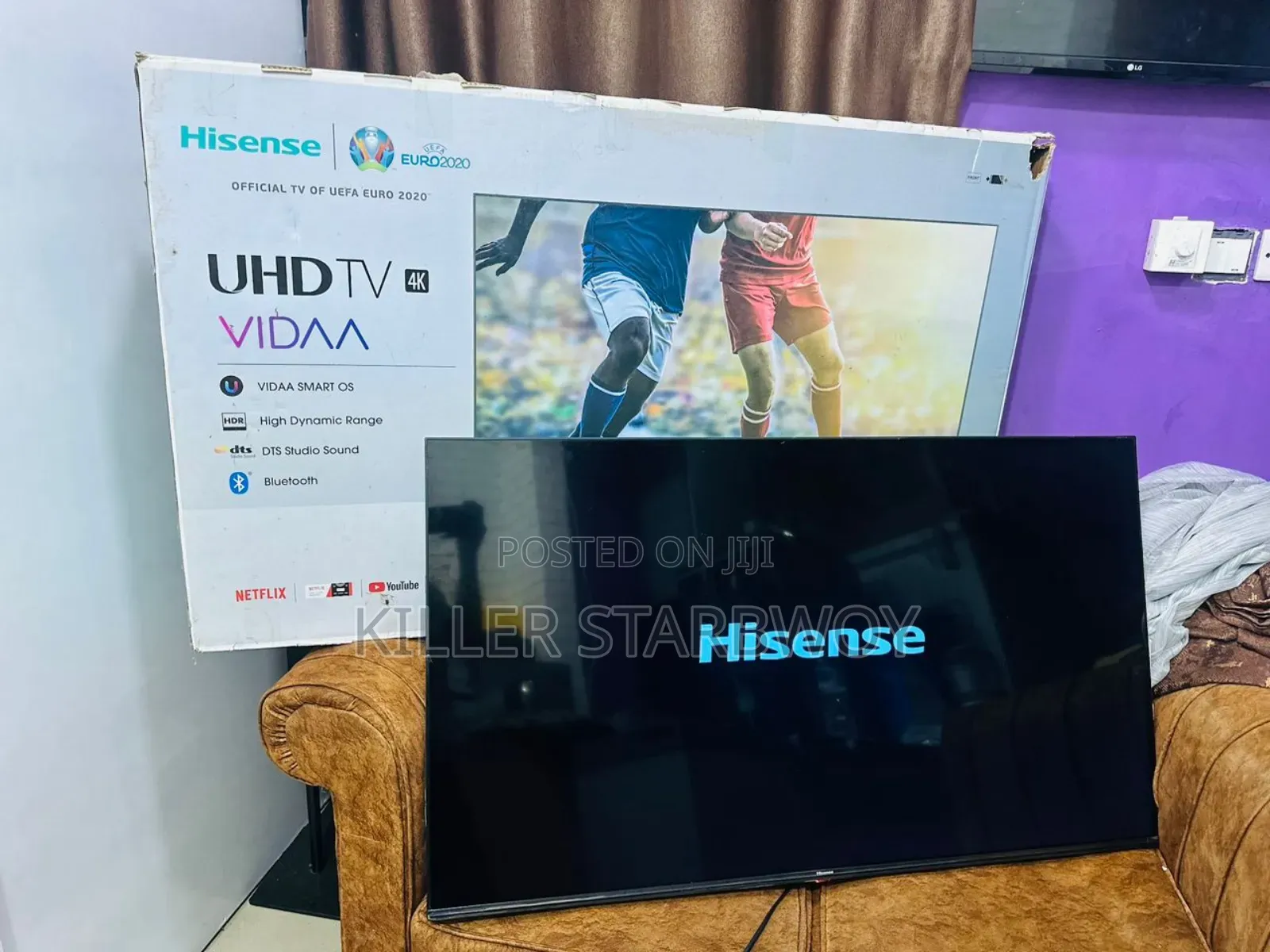 Hisense Smart Android Tv, Inchi 55