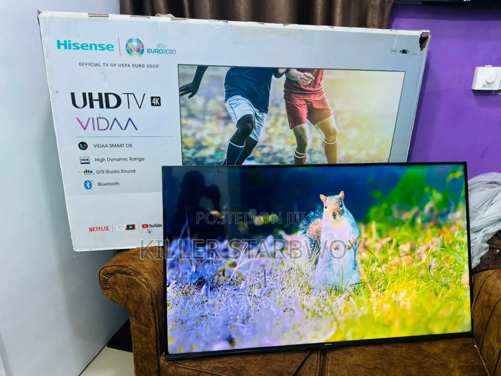 Hisense Smart Android Tv, Inchi 55