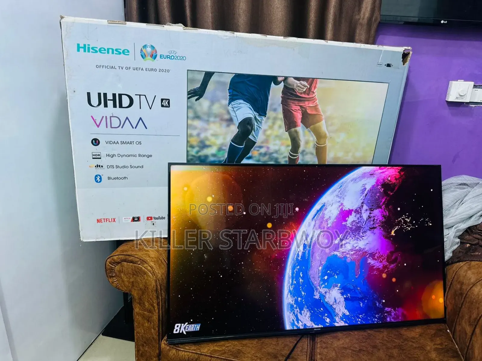 Hisense Smart Android Tv, Inchi 55