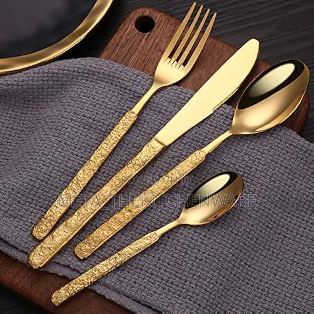 Gold Cutlery Stainless Steel 24in1